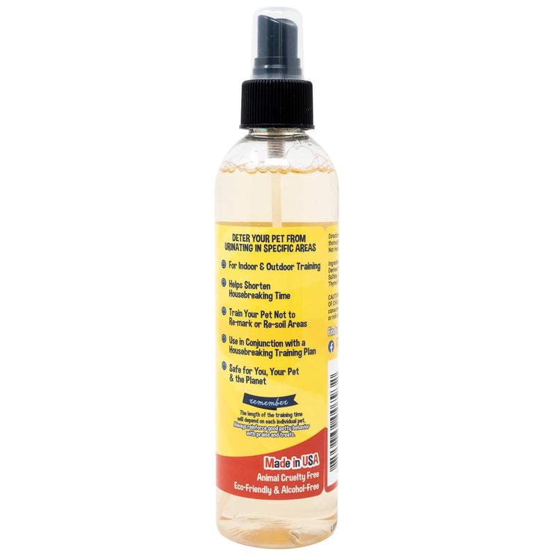 Bodhi Dog Not Here Spray - Trains Pets Where Not To Pee - Dog & Puppy Potty Training Spray to Stop Marking & Urinating Indoors or Outdoors - Safe for Furniture, Carpet & Floors - Made in USA (8 Fl Oz) Not Here! 8oz