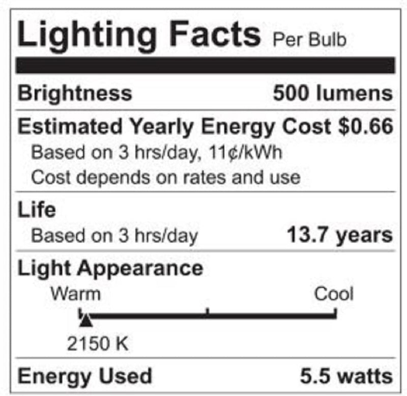 GE Vintage Style LED Light Bulbs, 60 Watt, Amber Finish, ST19 Edison Style Bulbs (6 Pack) 25 Watt 1 Count (Pack of 1)