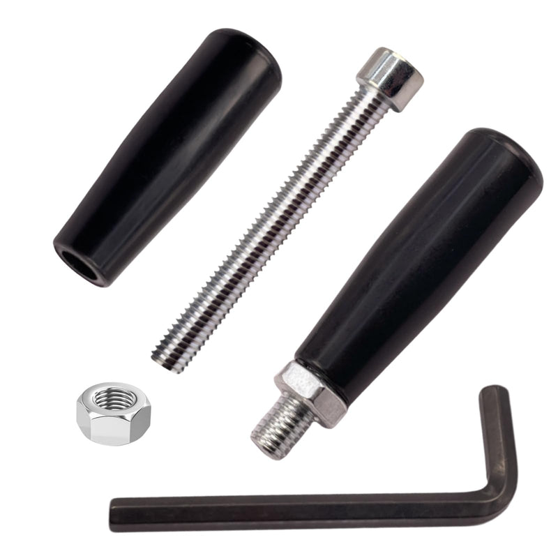 Clamping Handle Screw Knobs Revolving Handle Tapered Grip M8 - for Woodworking Machine/Lathe Machine/Milling Machine etc, Industry Equipment (2 Sets)
