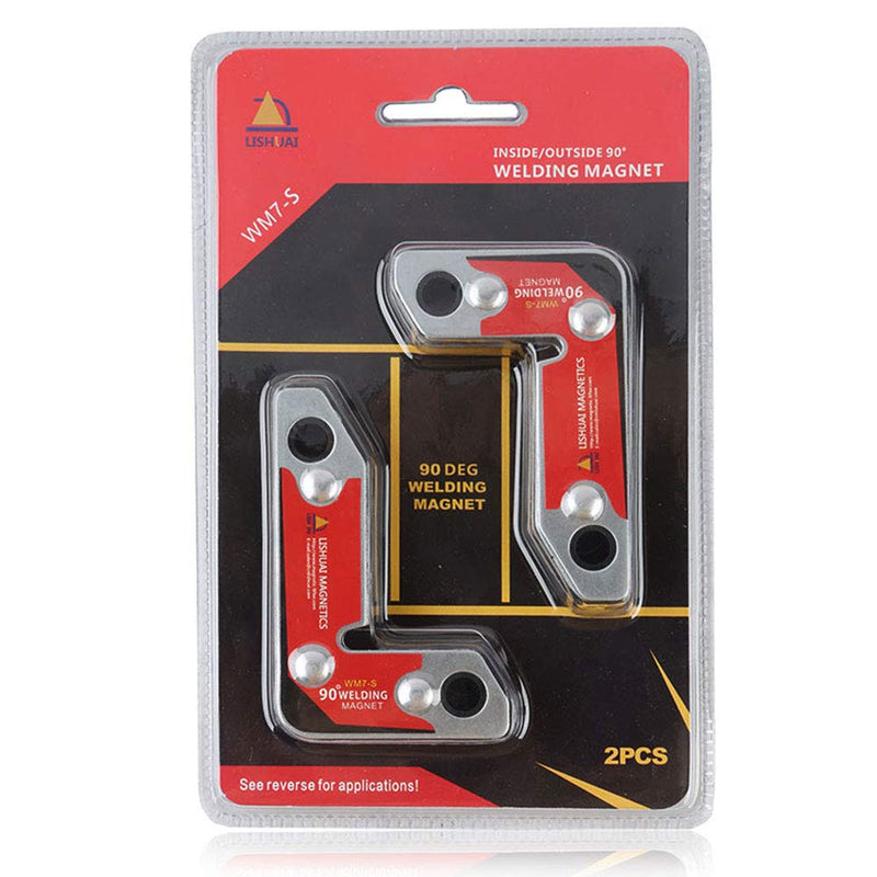 2pcs Inside/Outside 90 Degree Neodymium Welding Magnets Holder/Strong 30 60 90 Angles NdFeB Magnetic Clamp Small