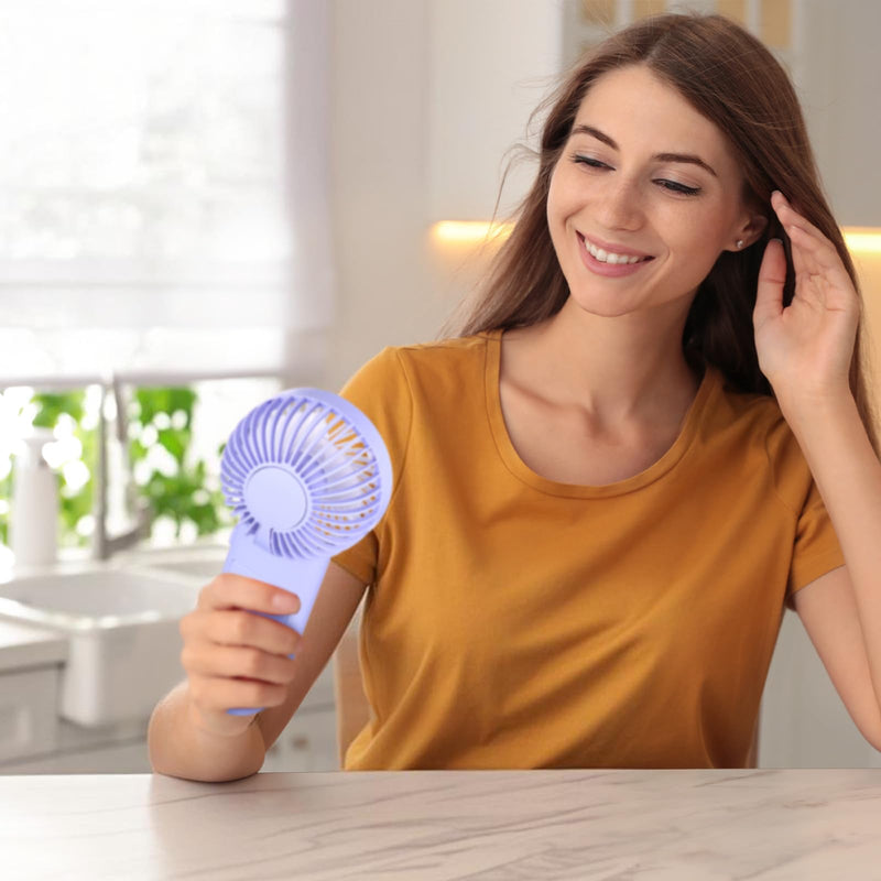 Tuanse 12 Pcs Girls Trip Fan Gifts Favors Mini Portable Personal Handheld Fan Bulk with Lanyard Cute Girls Weekend Gifts for Bestie Women Outdoor Makeup Travel Camping, Battery Not Include