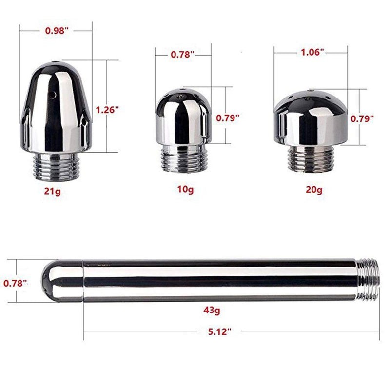 Shower Douche Kit - 3 Heads Shower Douche Cleansing System,Regulator and 59inch Hose