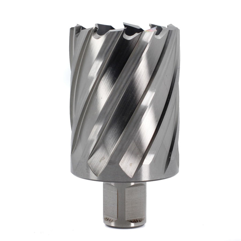 OSCARBIDE 1-7/8" x 2" HSS Annular Cutter 3/4" Weldon Shank Mag Drill Bit | 2 Flat Shank | 1-7/8"Cutting Diameter | 2"Cutting Depth | Burr-Free Holes | Rapid Chip Removal | Precision Ground Edges