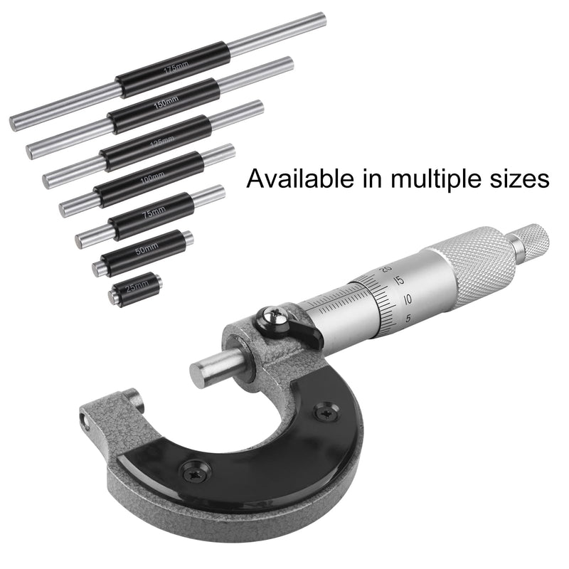 HARFINGTON Standard Measuring Rod 25mm Caliper Micrometer Calibration Block Rod Outside Micrometer Rod Bar