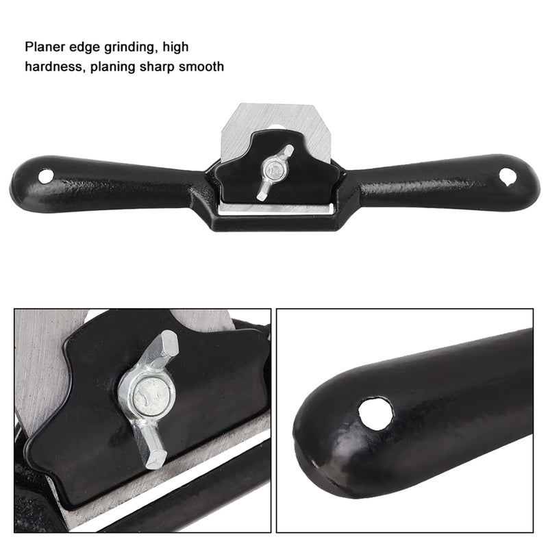 Curved Blade Spokeshave Two Handed Mini Planer Tool Manganese 9 Inch Adjustment Woodworking Cutting Plane Spokeshave Hand Trimming Tool - NewNest Australia