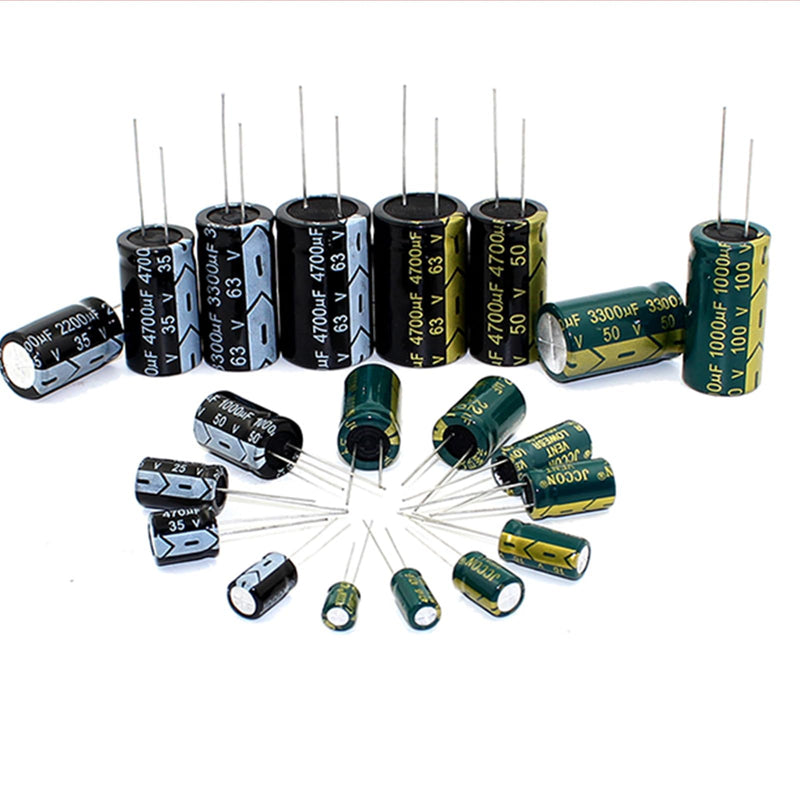 20PCS 250V 10UF Electrolytic Capacitor, High Frequency Aluminum Electrolytic Capacitors for Refrigerator, TV, LCD Monitor 20 PCS 250V 10UF