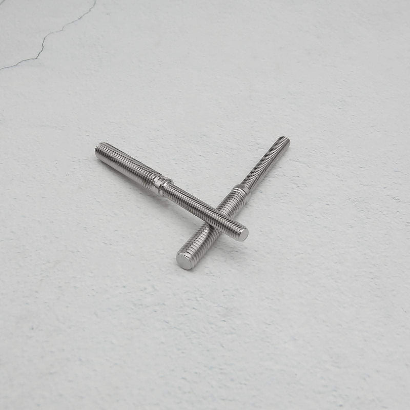 SING F LTD 2Pcs Double End Threaded Stud Screw Bolts M6 to M8 304 Stainless Steel Thread Adapter for Structural Columns Fasteners