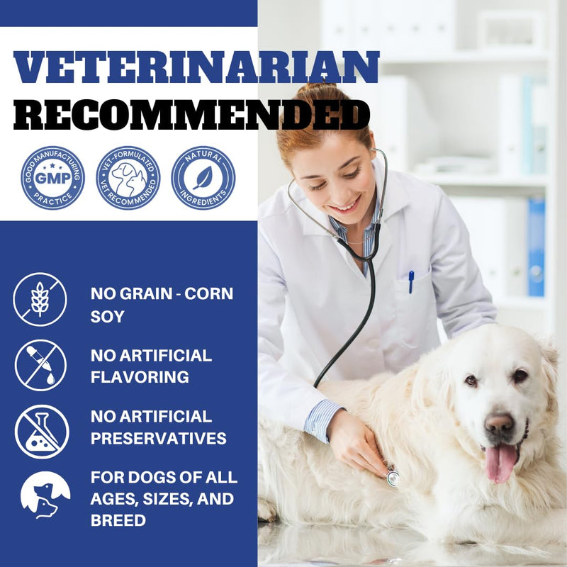 Dog Cat Allergy Itch Relief Chews-Support Paw Licking Treatment, Itchy Skin, Hot Spot & Dry Skin, Skin and Coat Seasonal Allergies, Yeast Balance with Fish Oil, Colostrum, Vitamins & Probiotics-120 Ct