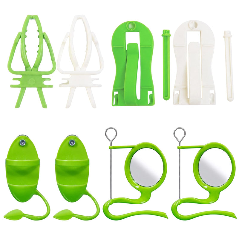 8-Piece Set with Cuddle Bones for Birds,Cuttlebone Holder for Birds,Ideal Cuddle Bones for Parakeets and Small Birds, Made from Durable PP Material for Long-Lasting Use