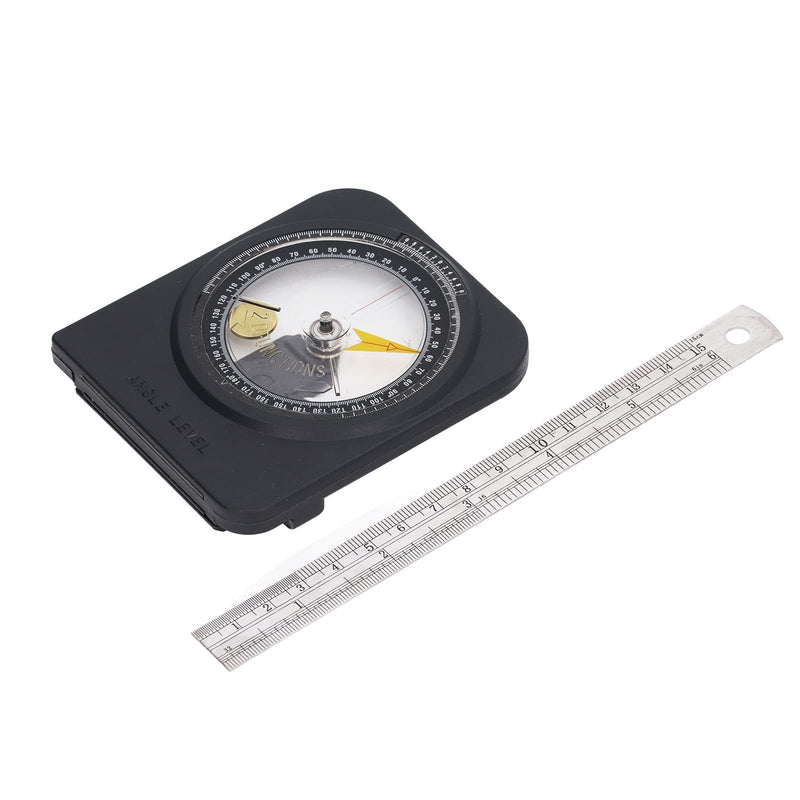 Garosa Magnetic Angle Finder, Stainless Steel Goniometer with Bidirectional Magnetic Stripe for Accurate Angle Detection in Construction and DIY Projects