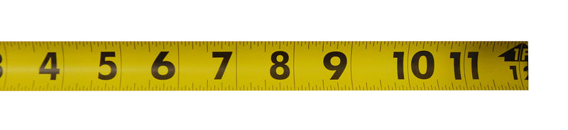 Johnson Level & Tool 1805-0025 Job Site Power Tape, 25', Black/Yellow, 1 Tape 25 Foot x 1 Inch