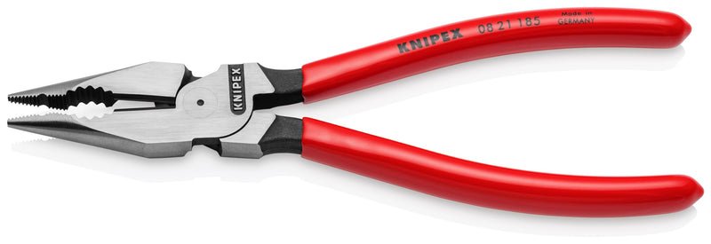 KNIPEX Tools 08 21 185 SBA Needle-Nose Combination Pliers, 7-1/4"