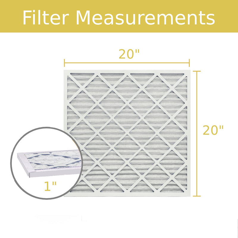 Lamons 20"x20"x1" Xtreme Plus Air Guard MERV 8 Filter (4 Pack)