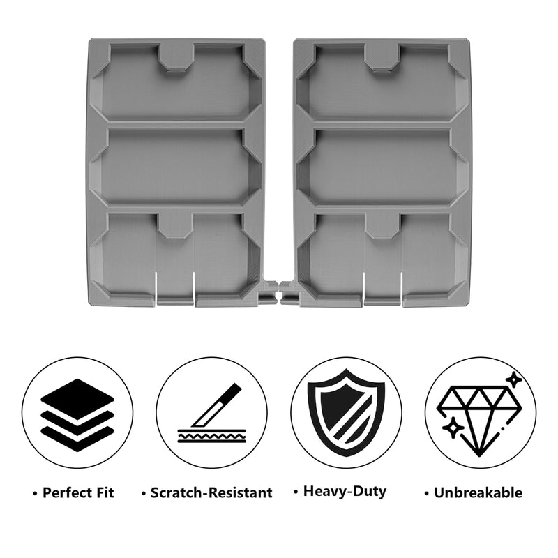 Adapter Board Compatible with Klein MODBOX, Compatible with Milwaukee Packout Toolboxes, Snap-On Storage Mounting Bracket, Workshop Organization System, Tool Storage Connector (1 Pcs) 1 Pcs