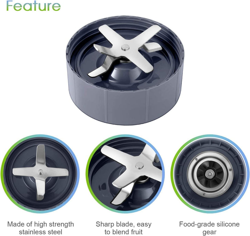 2-pack NutriBullet Replacement Parts Extractor Blade Fits NutriBullet 600w Pro 900w Blender 4inch - 2 pack