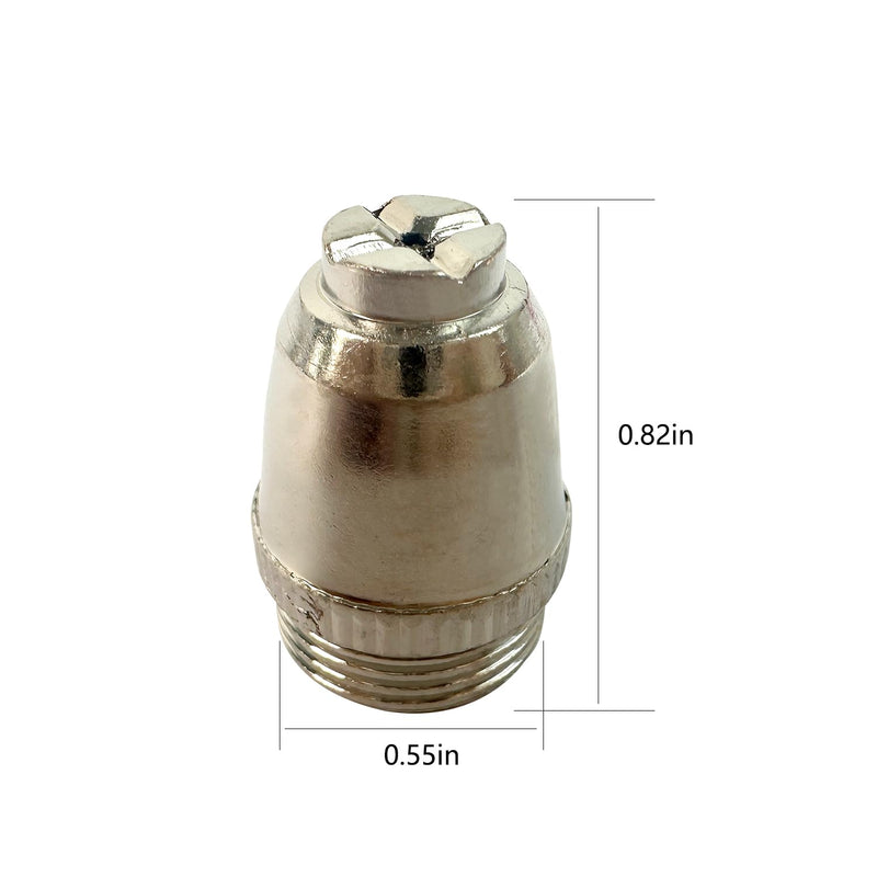 Plasma Cutter Kit Torch Consumables Electrode Nozzles Cups Kit AG-60 Plasma Cutter Torch Head (75PCS) 75PCS