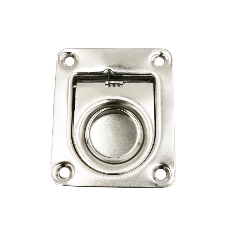 4 Pack Hatch Flush Ring Pull Boat Locker Flush Lift Ring Locker Marine 304 Stainless Steel for Deck Yacht Cabinet Home Furniture Recessed Lid Handle