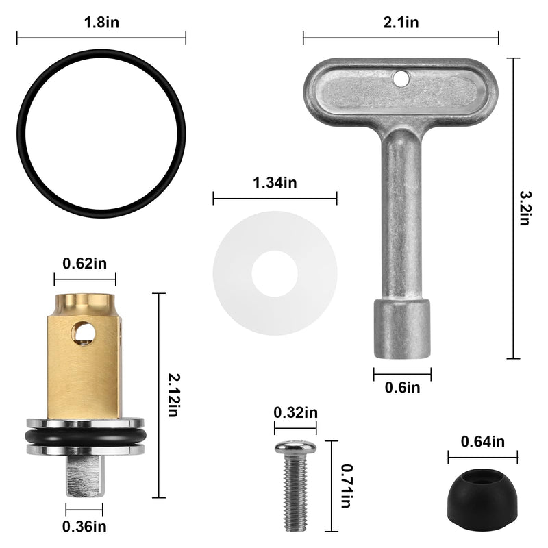 Wall Hydrant Repair Kit, Fits for Zurn HYD-RK-Z1321-CXL Z1321-CXL/ Z1320-CXL