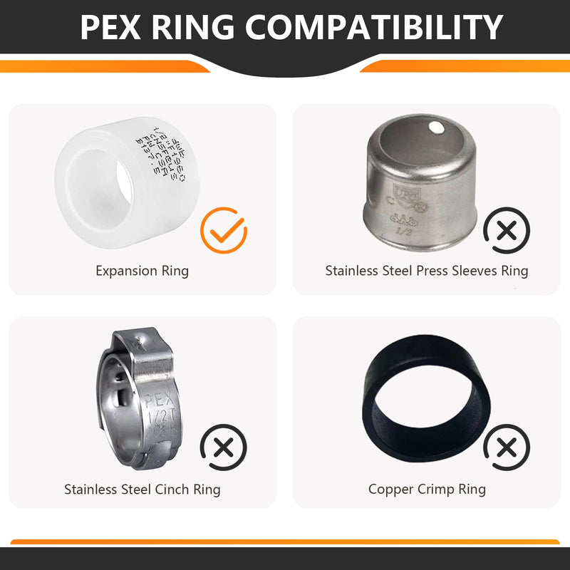 5PC HeSun 3/4" PEX-A Expansion x 1/2" Male NPT Adapter(PEX1960020-5) 5 3/4"x1/2" Male