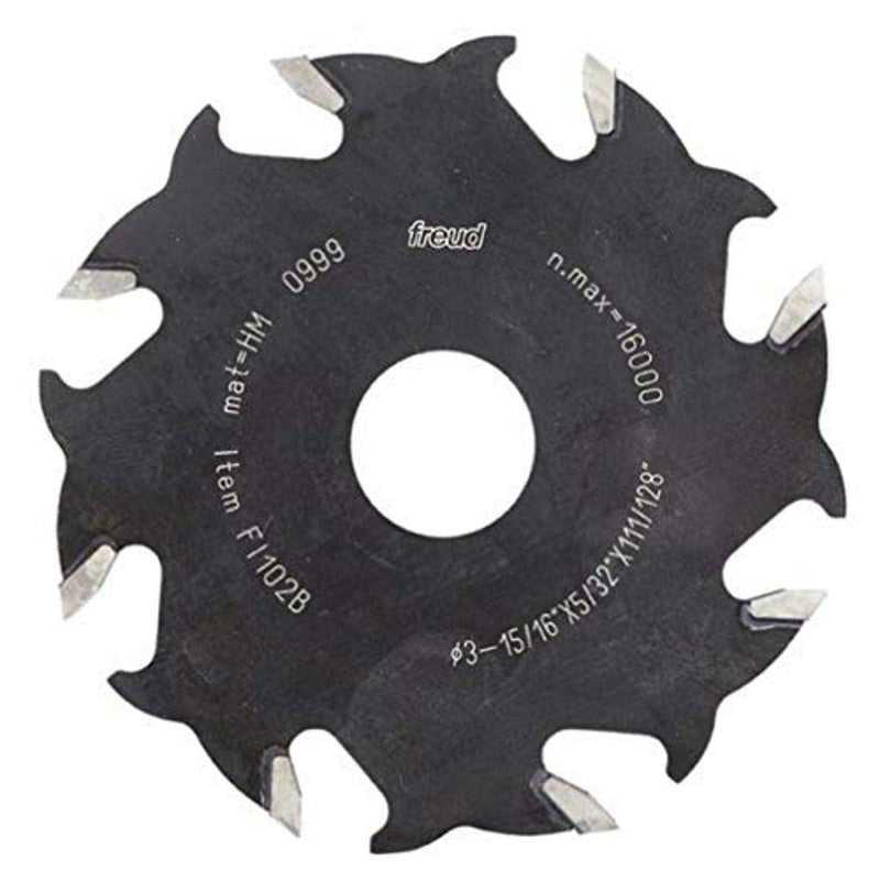 Freud FI102: 4" 8-Tooth Replacement Blade for JS100, JS102 or Similar Biscuit Joiner Replacement 4-Inch 8 Tooth Blade For Freud And Other Biscuit Joiners
