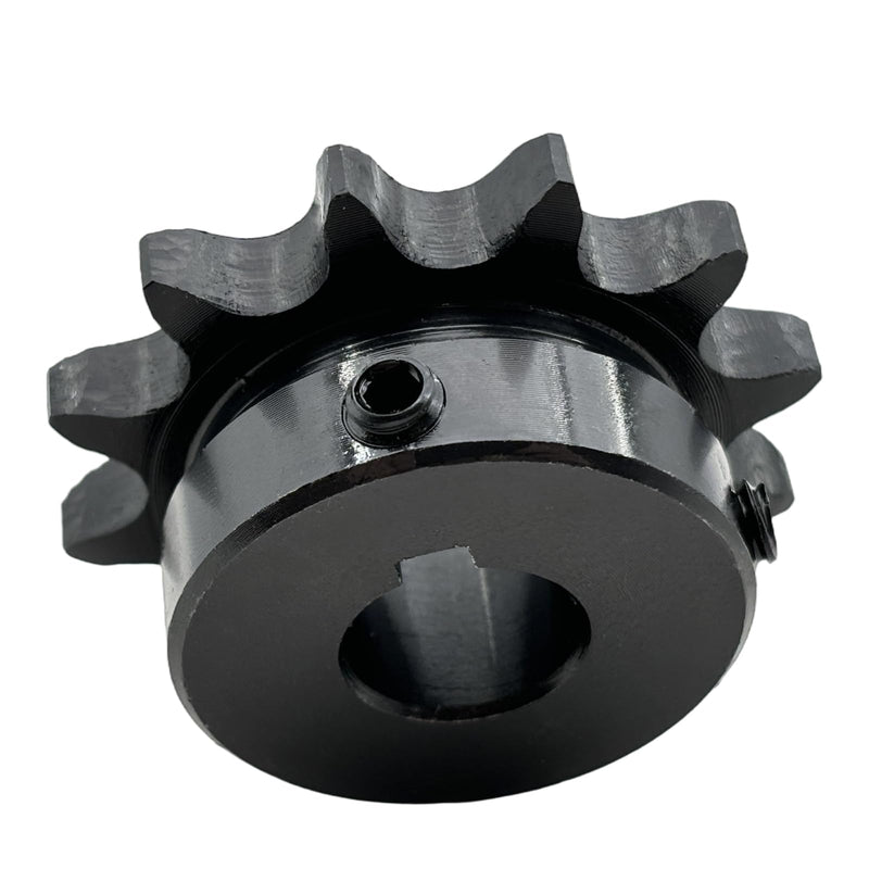 #40 Roller Chain Sprocket Type B 5/8 inch Bore 12 Tooth, Hardened Antirust 1045 Steel Drive Sprockets 40B12-5/8