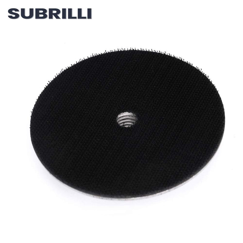 4" Aluminum Backer Pad/Backing Plate Holder for Counter Edge Tight Corner Surface Sanding Polishing-Arbor 5/8" 11 4-inch
