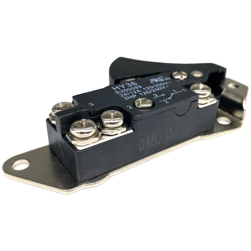 HY36 Trigger Switch (1-Pack) 24A 125V 2HP, Heavy-Duty Power Tool Trigger Replacement, Compatible with Miter Saws and Circular Saws, with Brass Screw Terminals for Circuit Restoration