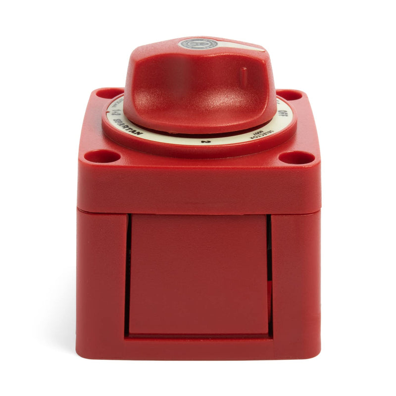 Spartan Power 300A Battery Combiner and Selector Switch 4 Position Red 300A Selector 4 Position