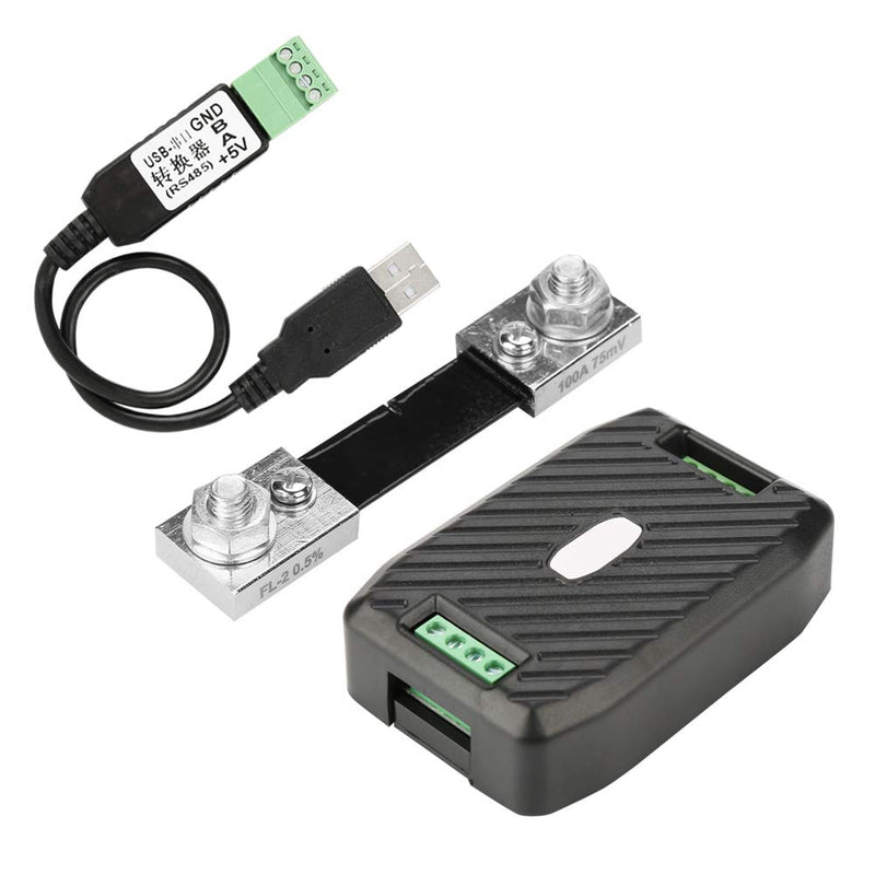 1PCS PEACEFAIR PZEM-017 DC Voltage Current Power Energy Consumption Meter Communication Module, 50A 100A 200A 300A Measurement Range, UART to RS485 Interface(PZEM-017+100A+USB) PZEM-017+100A+USB