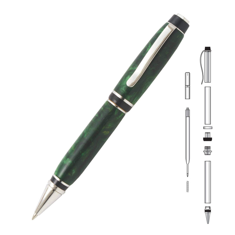 Penn State Industries PKBIGSS2 Big Ben Cigar Twist Ballpoint Pen Kit Starter Package Woodturning Project - NewNest Australia