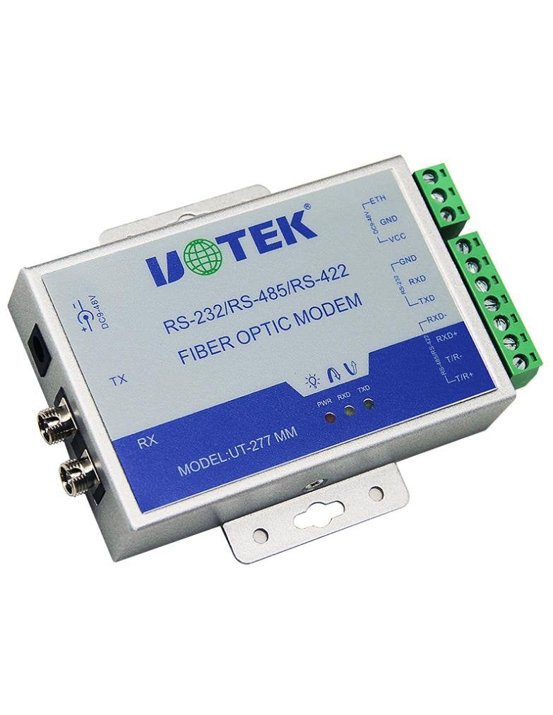 UOTEK UTEK UT-277MM-ST RS-232/422/485 to Optical Fiber Media Converters