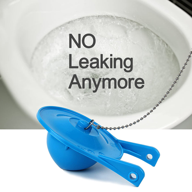 Toilet Flapper Replacement kit 3 inch (2 Pack) for TOTO Toilet Flapper 3'' Easy to Install with Stainless Chain & Rubber fit 3-inch Flush Valve Toilet for G-Max, THU499S, THU331S, THU175S & 2021BP 2 Flappers