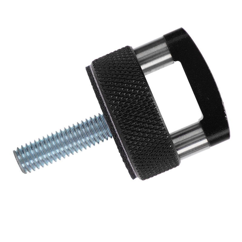 Billet Aluminum Hard Top Quick Removal Fastener Thumb Screw, 8 Pcs M8 1.25 Thread Integrated D Ring for Bronco 2dr 4dr 2021 Onwards (Black)