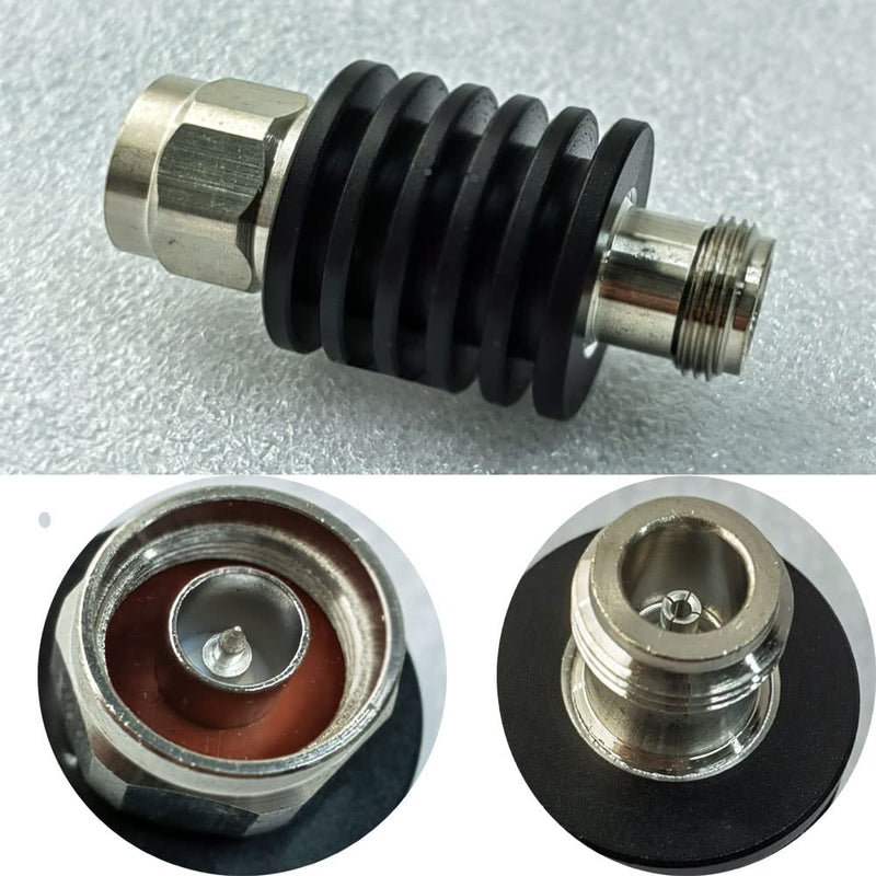 6DB 10W N Attenuator, 10 Watt 50 Ohm Attenuator DC to 3Ghz ， Fixed Attenuator (6DB) 6DB