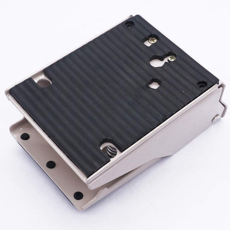 Twidec/Pneumatic Foot Pedal Valve Kit 1/4” NPT 3 Way 2 Position Threaded Rubber Nonslip Pressure Control Foot Switch With Silencer And 2Pcs 6mm Pneumatic Fittings FV-320-PC6-X