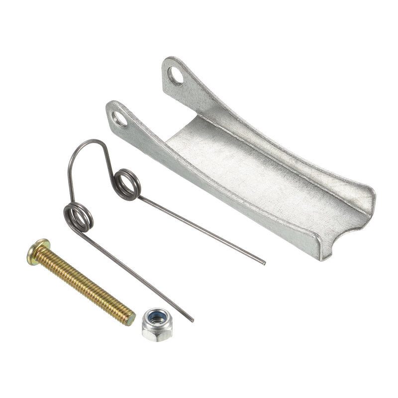 2 Pack Hook Safety Latch Kit - Clevis Slip Hook Receiver Hitch Replacement Apply to Towing Lifting Hook Trailer/Crane (2.5" Long, Silver)