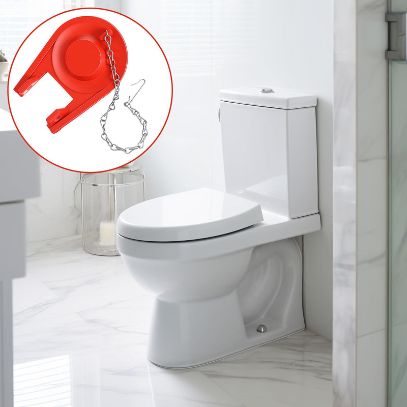 10 Pcs 2 Inch Toilet Flapper Replacement Kit Universal Toilet Tank Flap Rubber Plug Flapper with Stainless Steel Chain for Most Toilets,Flush Valves, Water Saving G-Max