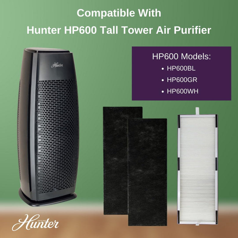 Hunter H-HF600-VP Filter Value Pack with EcoSilver Pre-Filter for HP600