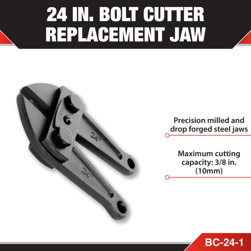 Performance Tool BC-24-1 24 in. Bolt Cutter Replacement Jaw Bolt Cutter Blade (24")