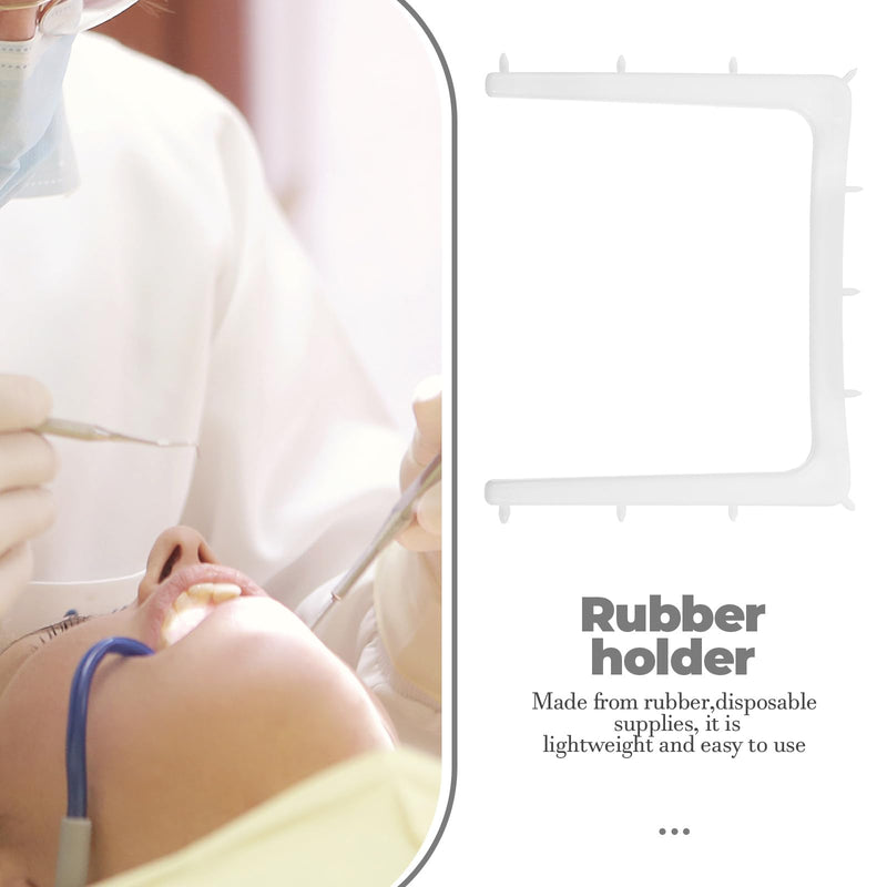 Artibetter 10pcs Dental Rubber Dam Frame Holder Instrument Disposable Rubber