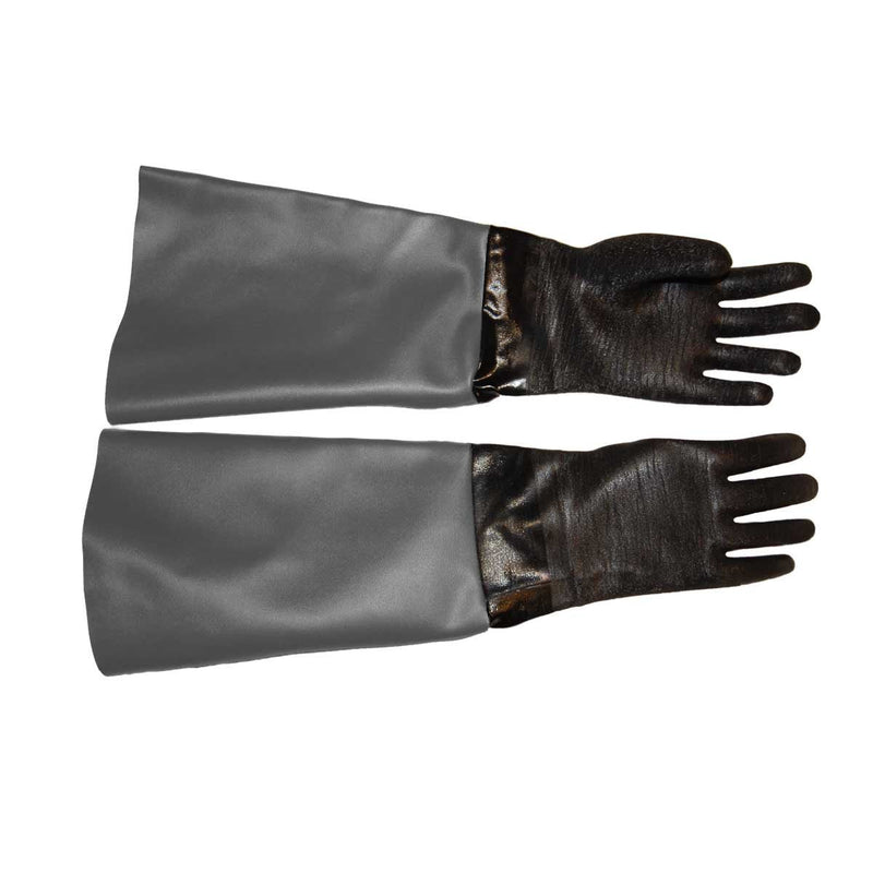 Gloves for Sandblasting Sandblaster Sand Blast Cabinet - 7" x 26" Made in USA