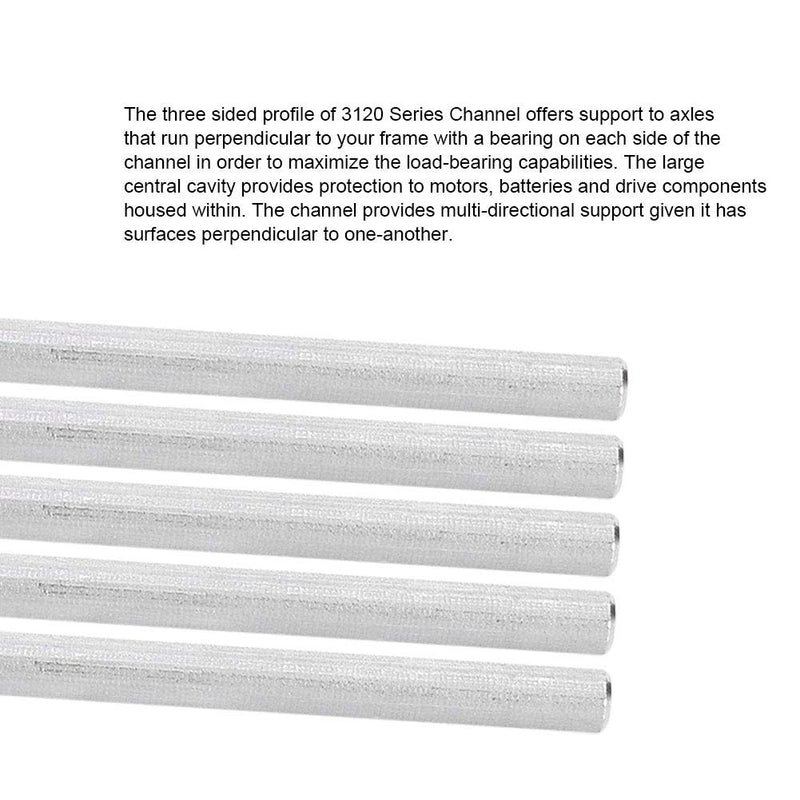 5PCS Stainless Steel D-Shaft Compatible for Robotics/FRC/First/FLL/WRO/STEAM/VEX 3.9 x 0.2in