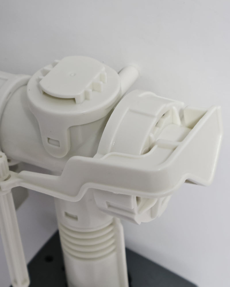 Side Entry Inlet Valve Kit Silent Toilet Fill Valves Assembly Replaces Parts RP71168 Compatible with Delta Toilets Include 3/8" Water Supply Line With 3/8-inch Female Water Supply Line