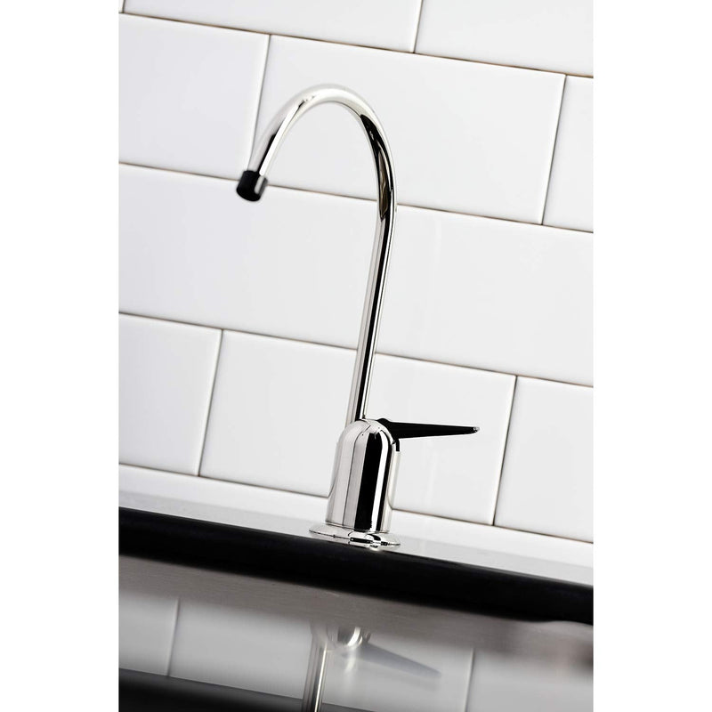 Kingston Brass K6196 Americana Single-Handle Water Filtration Faucet, Polished Nickel 1.75 x 4.5 x 8.88
