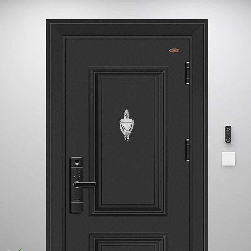 Antrader Door Knocker and Viewer, 160-Degree View Angle,4 Inch Height, Satin Nickel,1 Pack