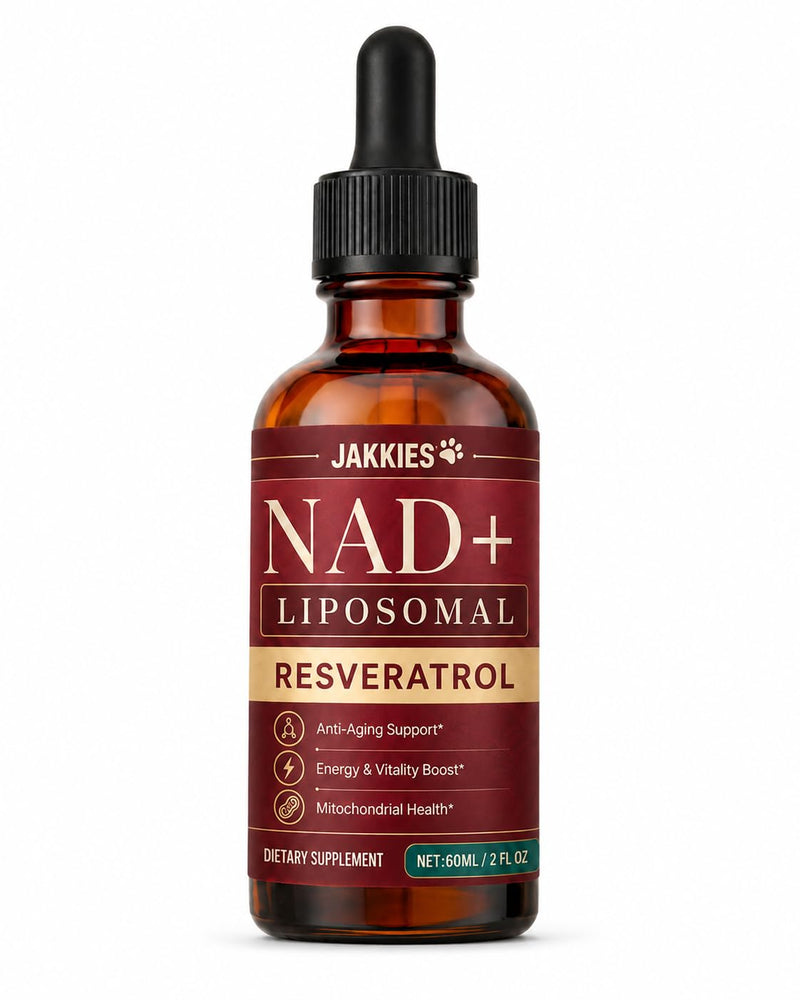 Jakkies NAD+ Liquid Drops for Cats, Boosts Immunity & Vitality