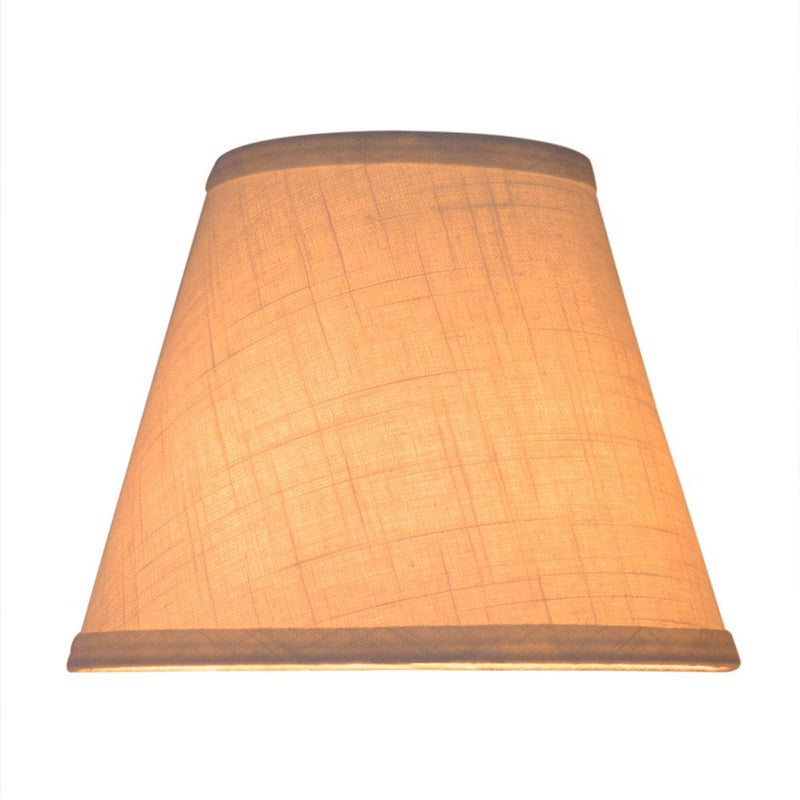 Tootoo Star Barrel White Small Lamp Shade for Table Floor Lamps Replacement, 6x10x7.5 Inch, Fabric Cloth, Spider Model (white)