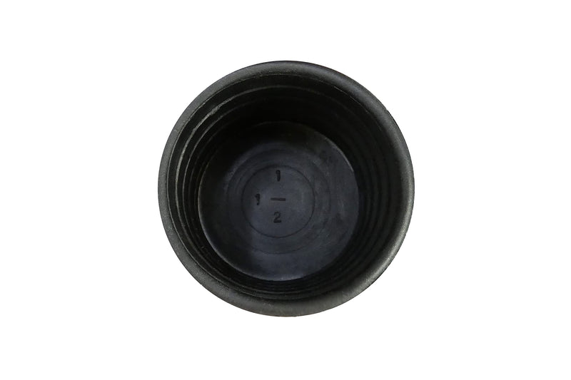 Shepherd Hardware 9226 1-1/2-Inch Inside Diameter Rubber Leg Tips, Black, 2 Count (Pack of 1)