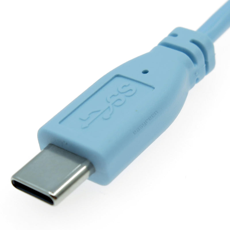 USB Type C to Type C Console Cable for Cisco Catalyst 1200/1300 Series Switches CAB-Console-USB-C= 2M 2 Meter USB Type C to Type C Blue