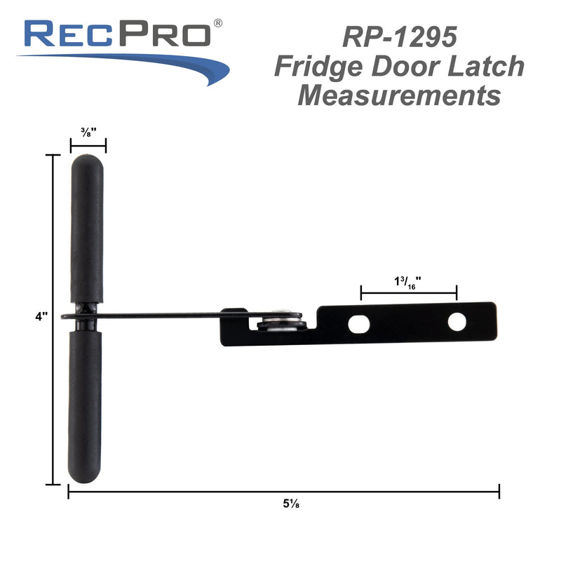 RecPro RV Refrigerator Door Latch | 1-3/16" Hole Spacing | Keeps Fridge Shut While Traveling | RV Replacement Parts - NewNest Australia